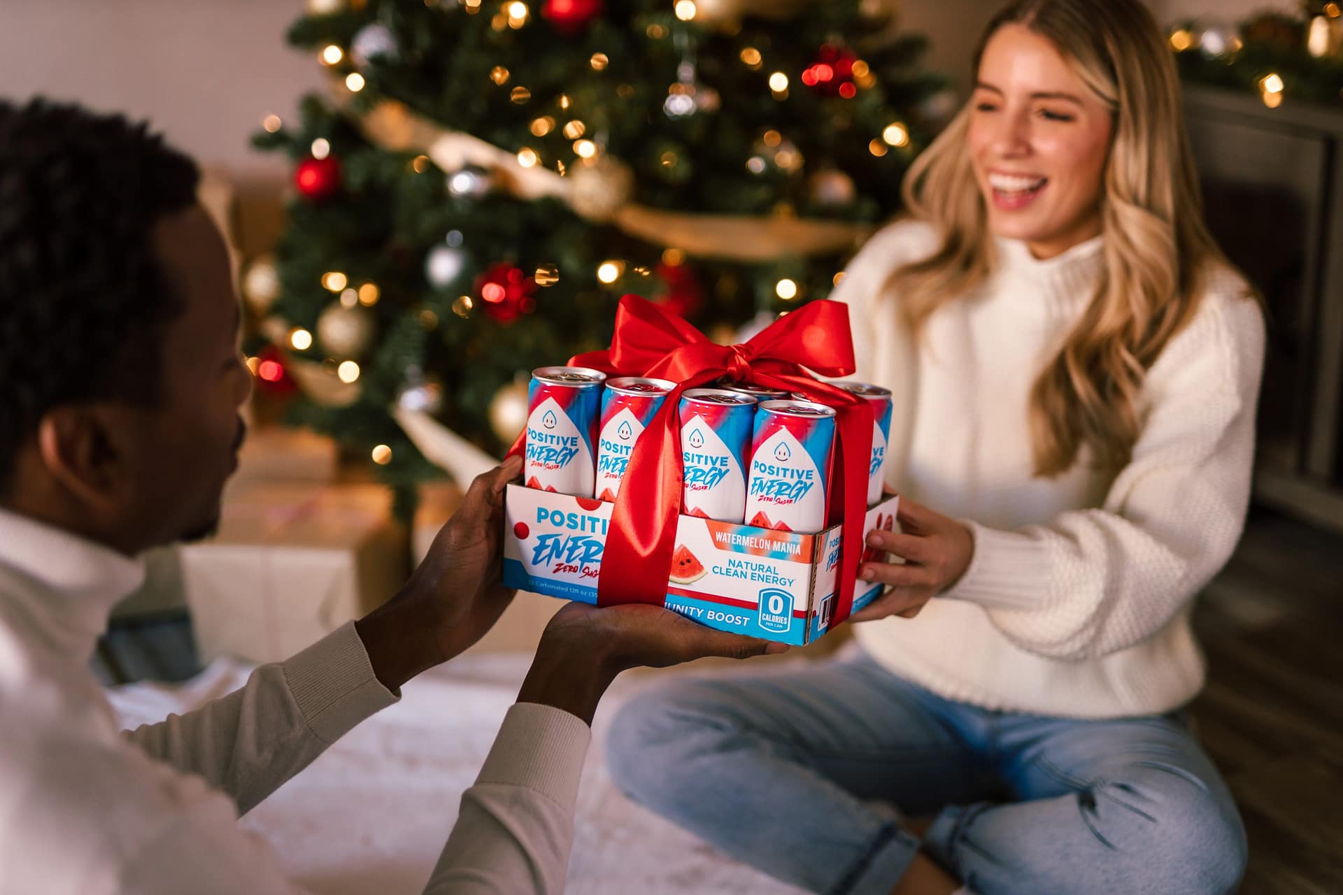 secret santa natale con positività